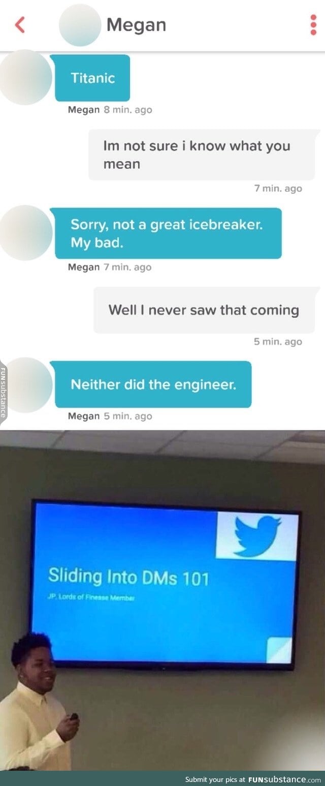 Titanic sliding into DMs FunSubstance