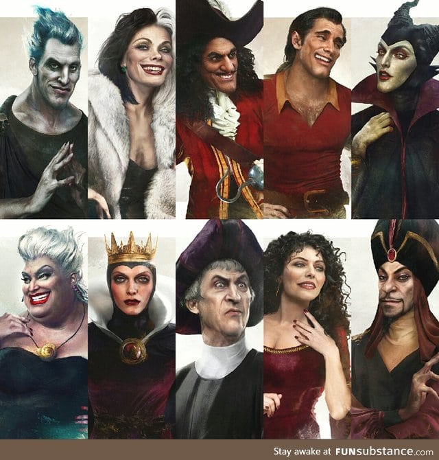 Some realistic Disney villains FunSubstance