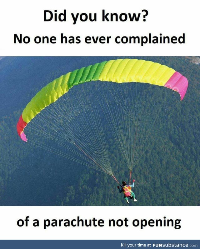 Parachute not opening....!!! FunSubstance