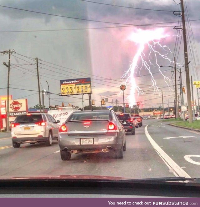 Lightning in Moody, Alabama today FunSubstance