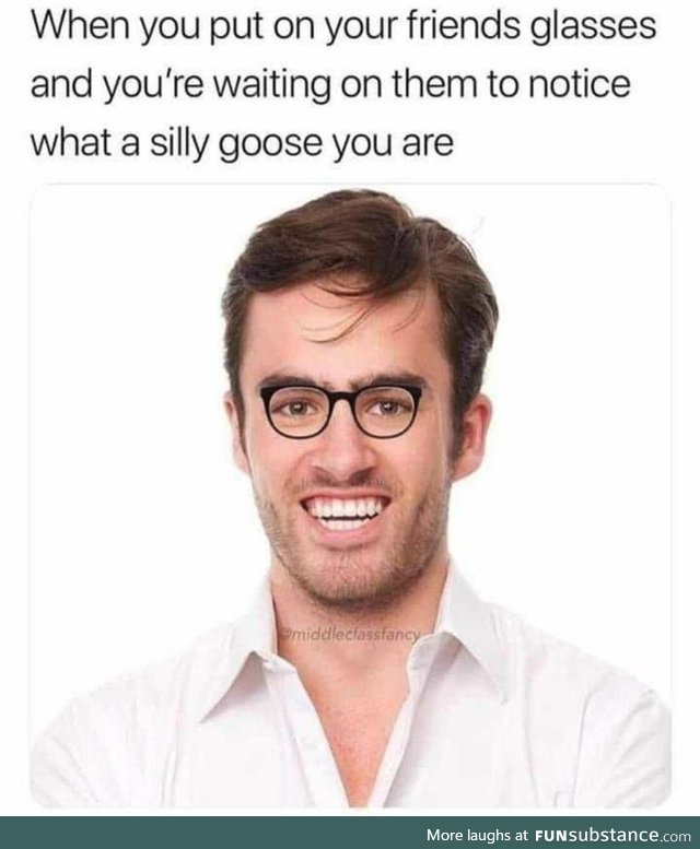 "how can you see with these" FunSubstance