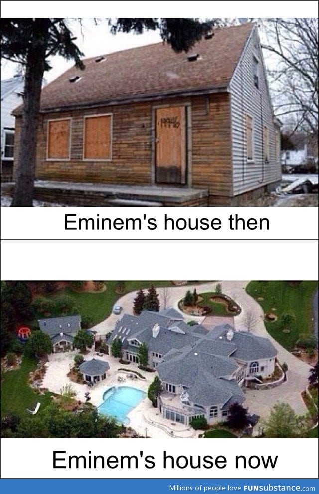 Eminems house then and now FunSubstance
