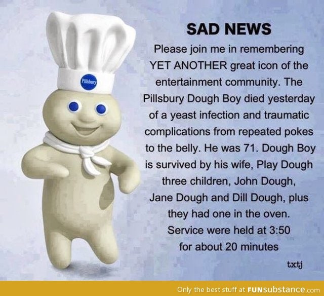 Pillsbury Doughboy FunSubstance