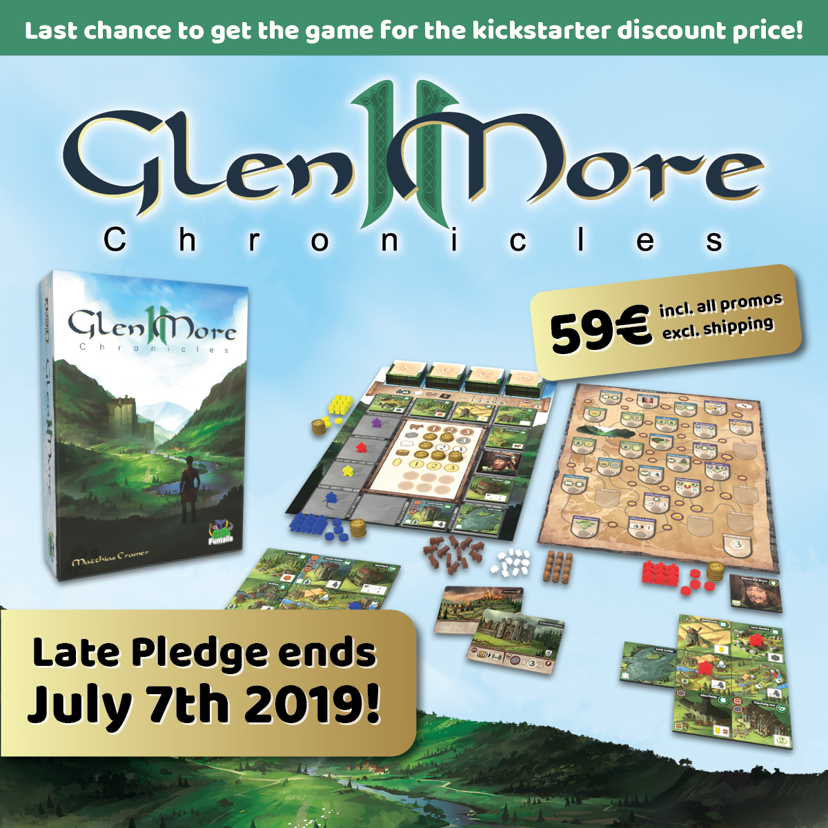 “Glen More II Chronicles” for 59 Euro with all Promos Funtails