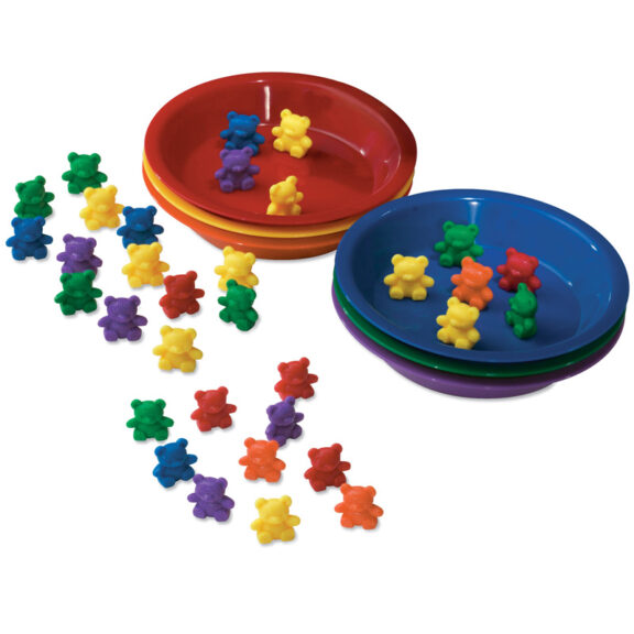 Baby Bear™ Sorting Set, 102 Bears, 6 Bowls Funtastic Learning Toys