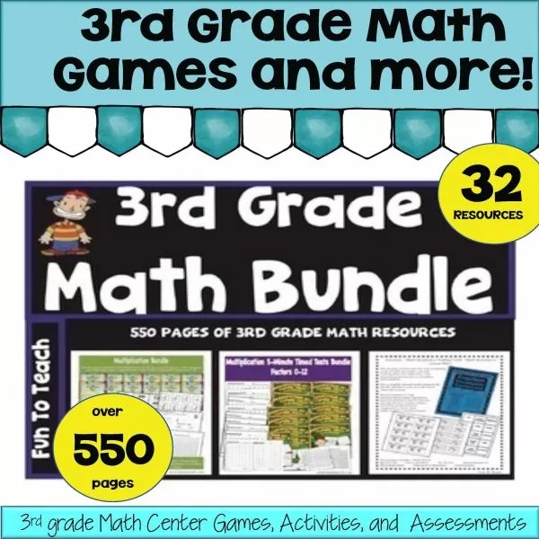 Third Grade Math Curriculum - Fun to Teach