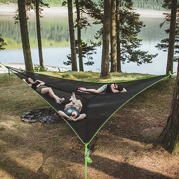Breeze Hammock Portable Triangle Hammock for MultiPerson Camping