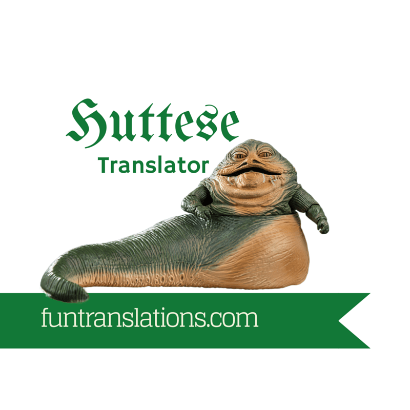 Huttese Translator