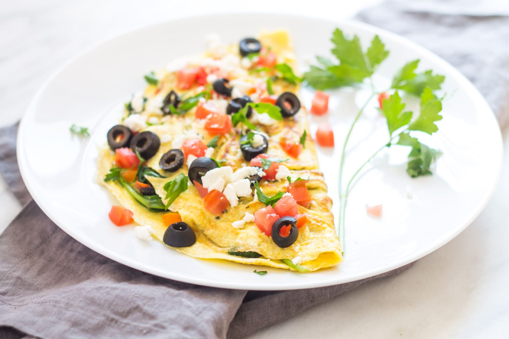 Low Fodmap Mediterranean Omelet FUN WITHOUT FODMAPS