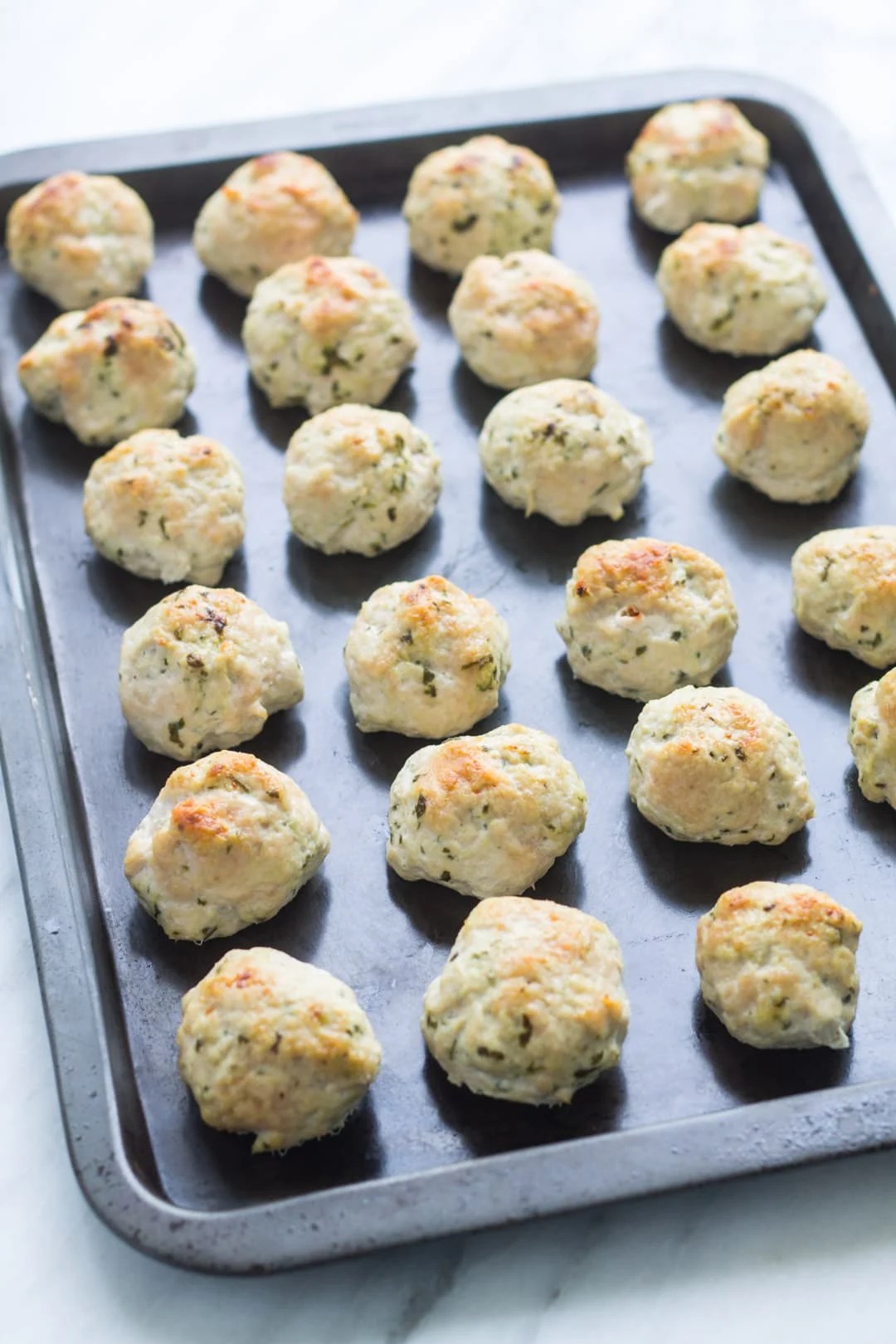 Low FODMAP Pesto Turkey Meatballs Fun Without FODMAPs