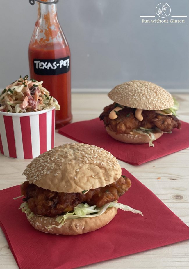 GlutenFree Crispy Chicken Burger Fun Without Gluten