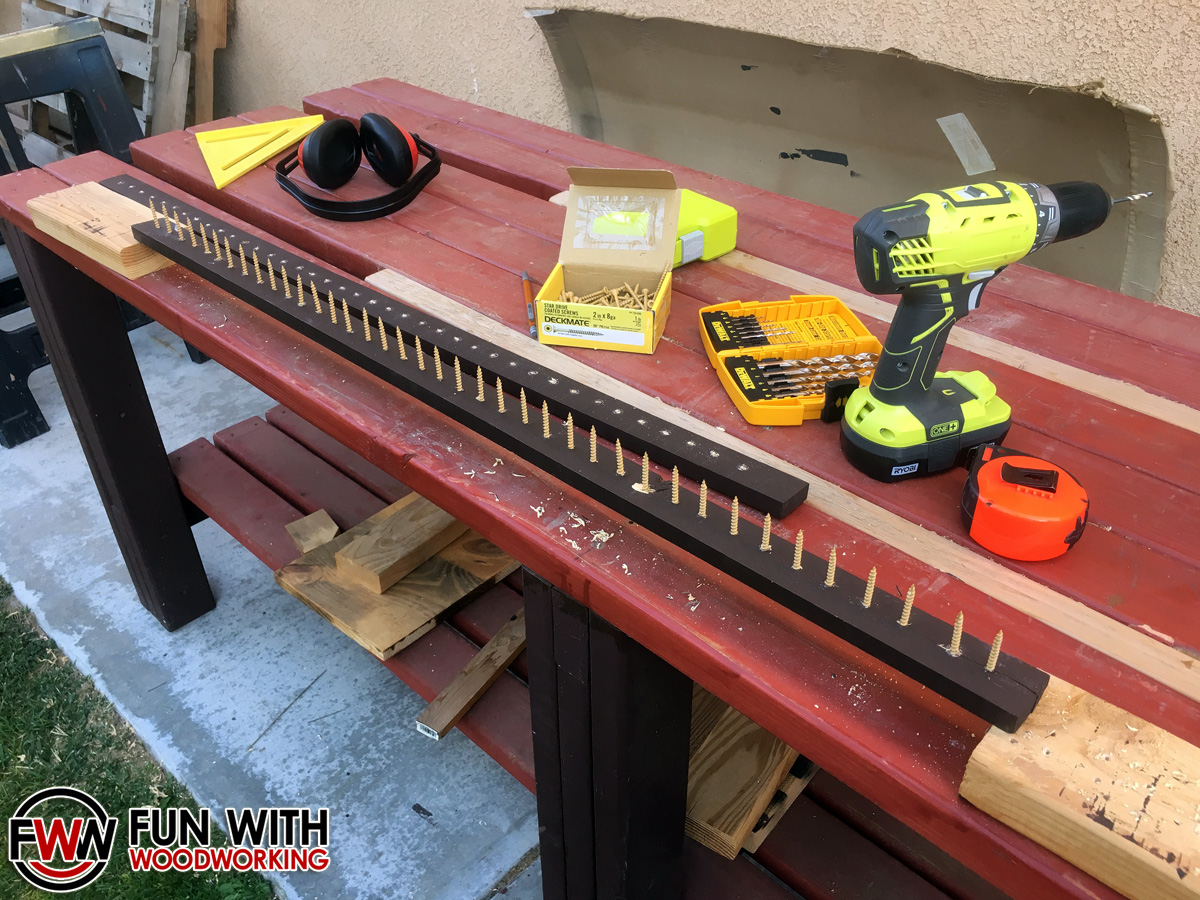 Building homemade bird spike strips FUN WITH WOODWORKING