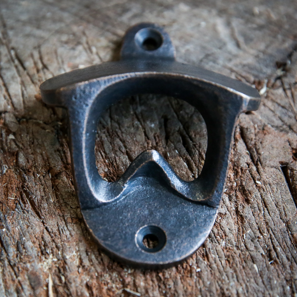 Cast Iron Copper Finish Bottle Opener Furbellow & Co