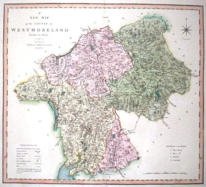 Antique Maps of Westmoreland