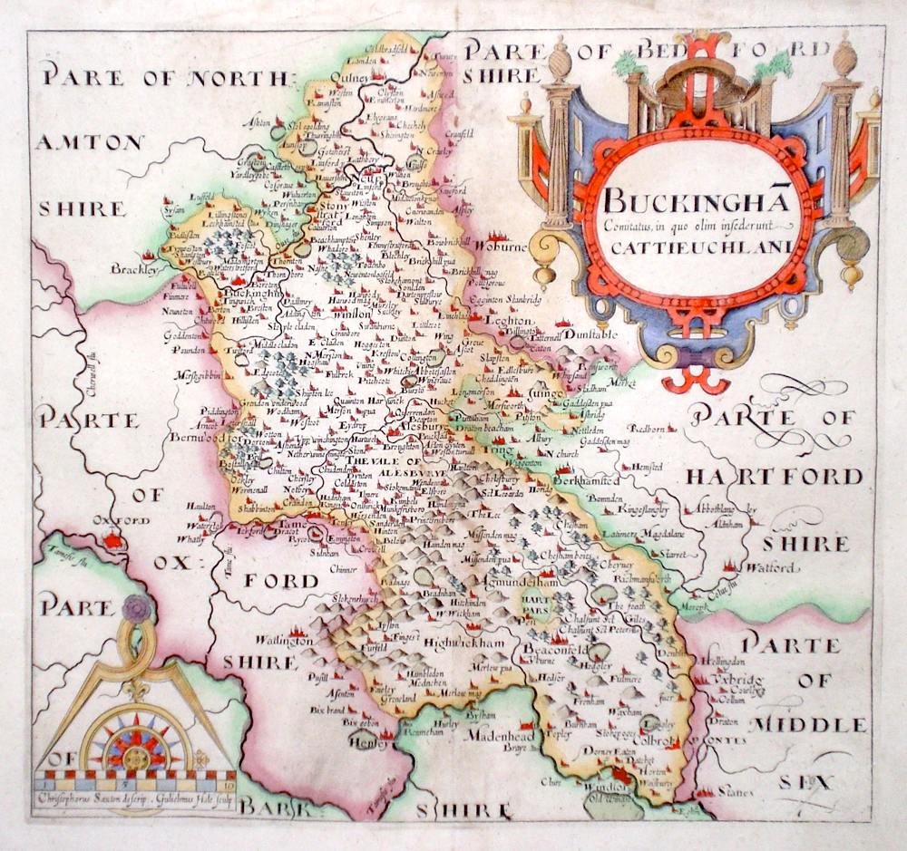 Antique Maps of Buckinghamshire