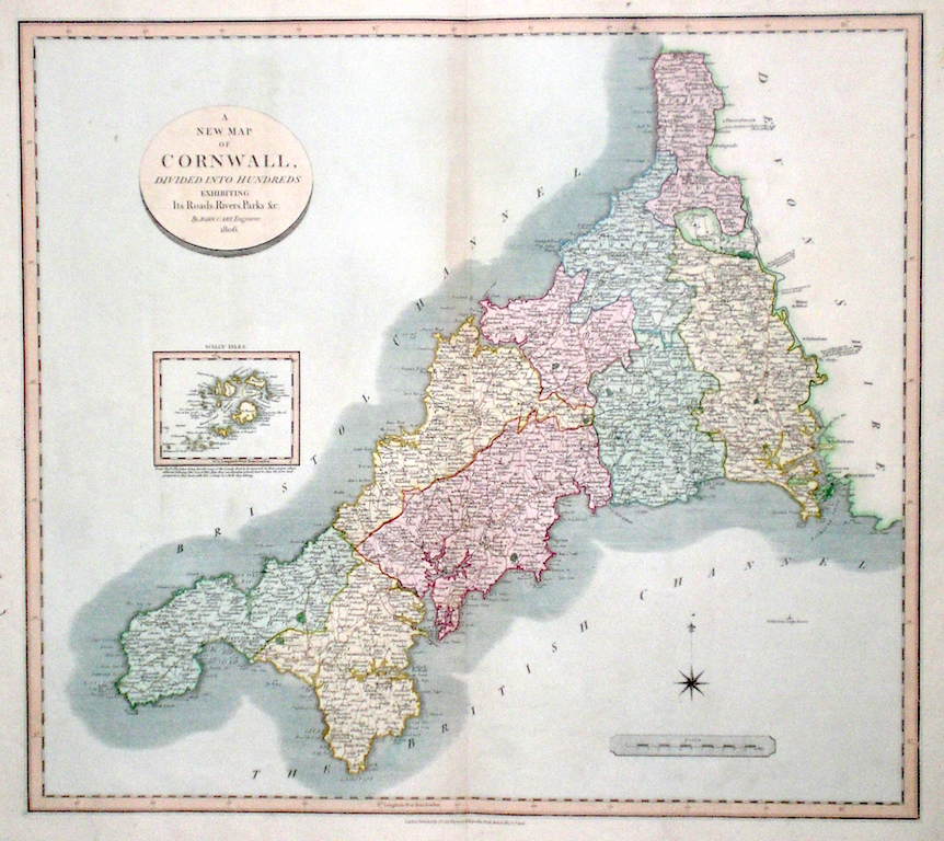 Antique Maps of Cornwall