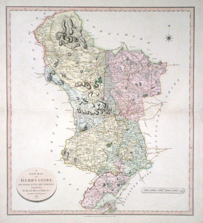 Antique Maps of Derbyshire
