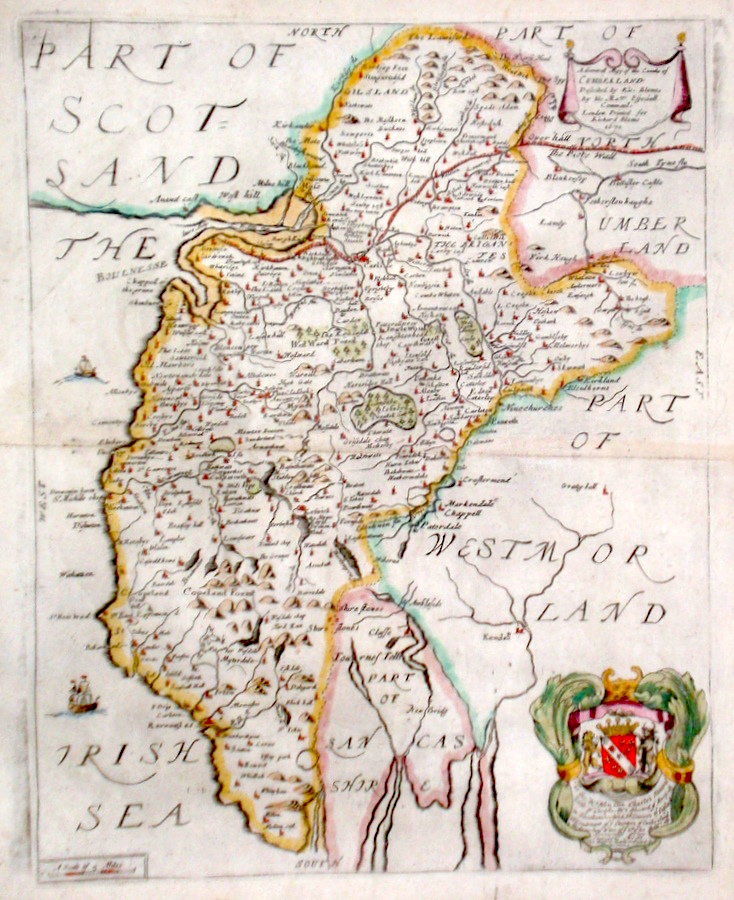 Antique Maps of Cumberland