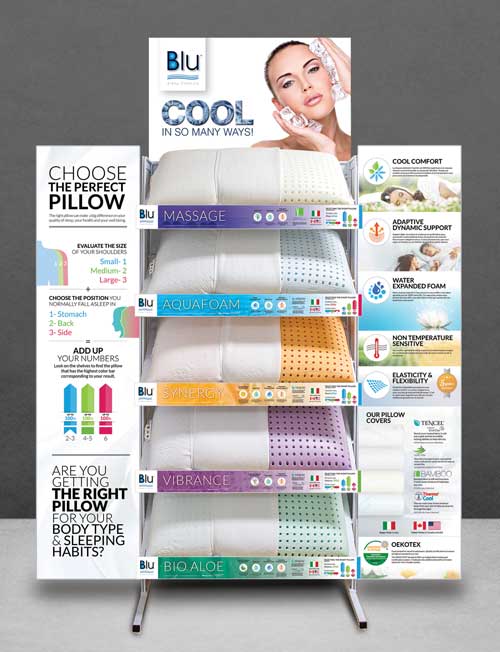 Blu Sleep Products Creates a New “Choose Your Pillow Program