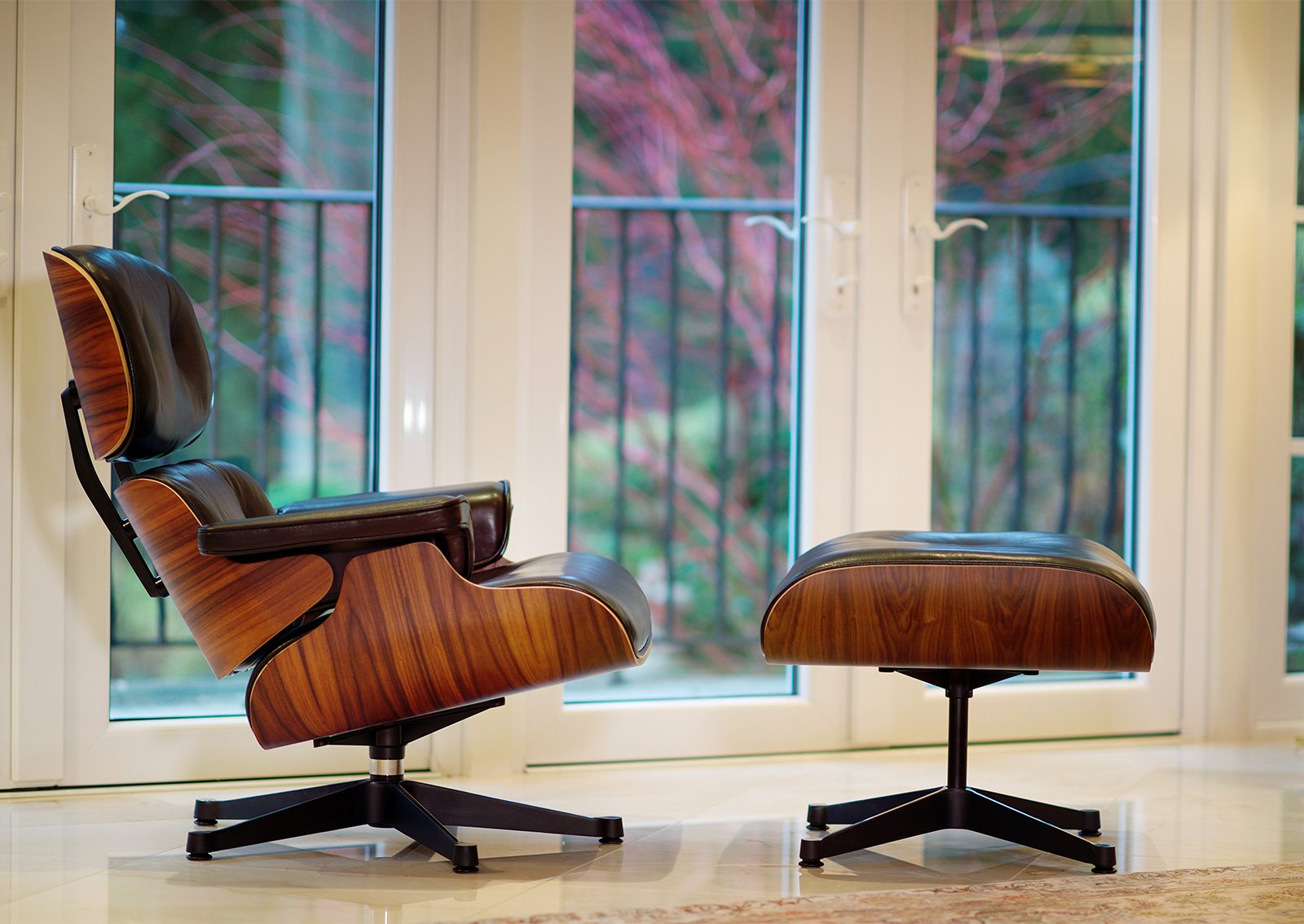 Eames Chairs Eames Lounge Chair with Ottoman FurnishPlus