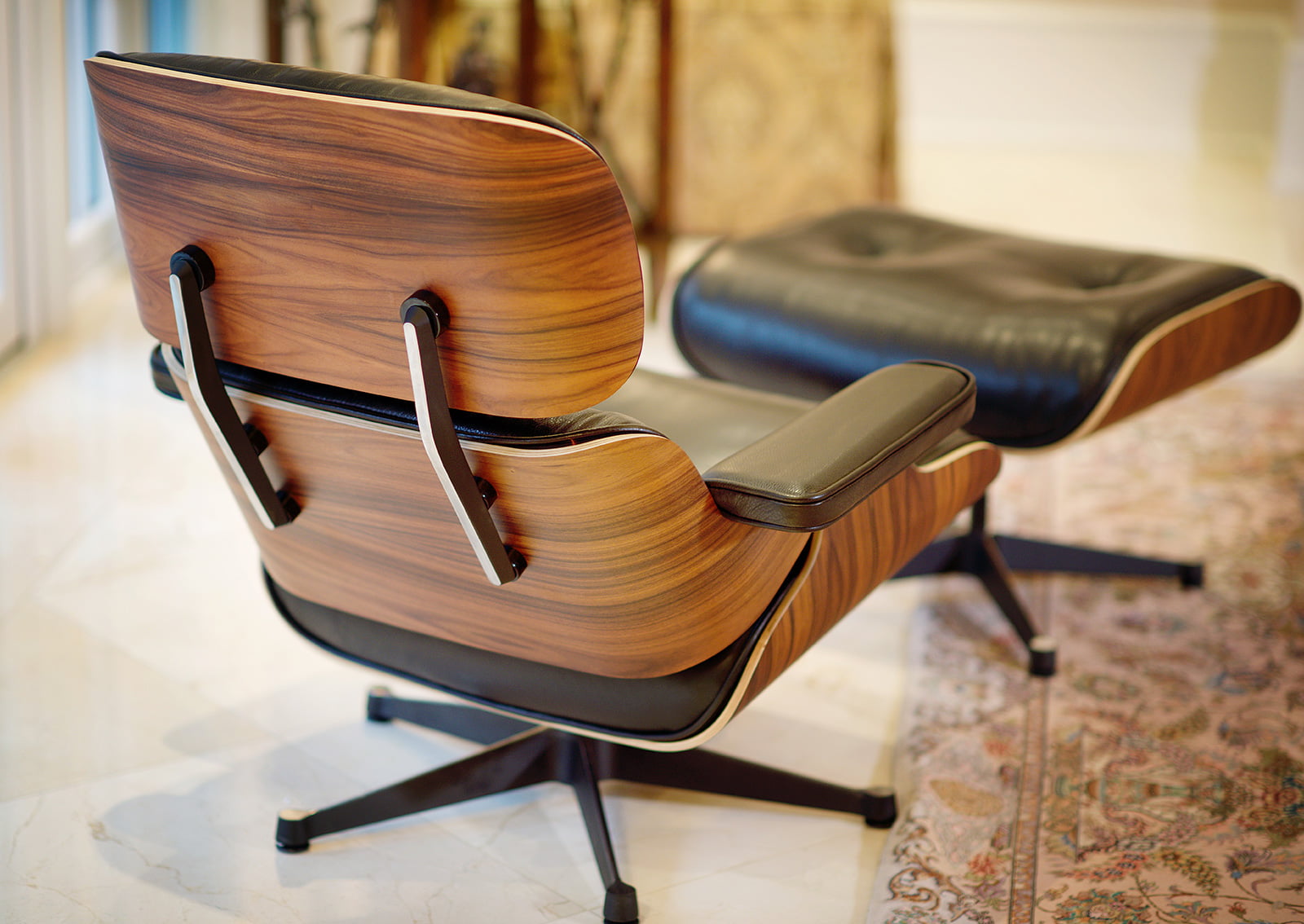 Eames Chairs Eames Lounge Chair with Ottoman FurnishPlus