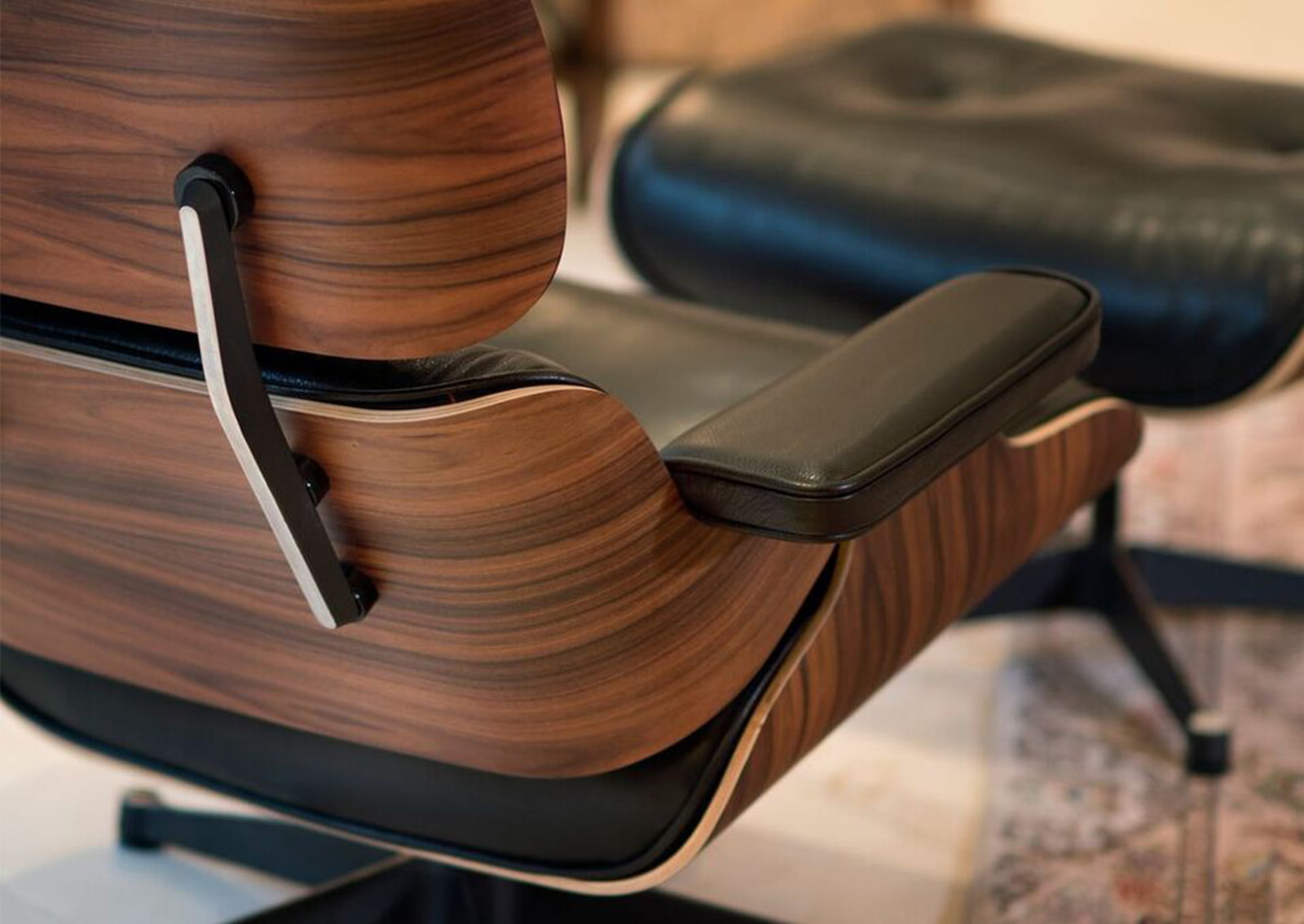 Eames Chairs Eames Lounge Chair with Ottoman FurnishPlus