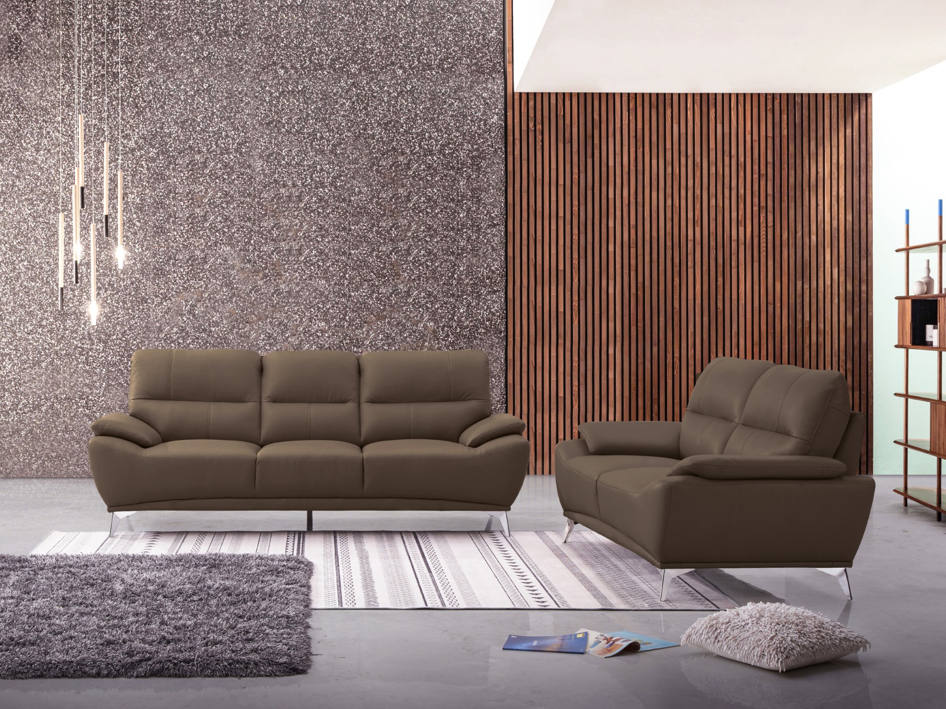 VALENCIA GRAY SOFA & LOVESEAT SET (NEW) Furniture Distribution Center