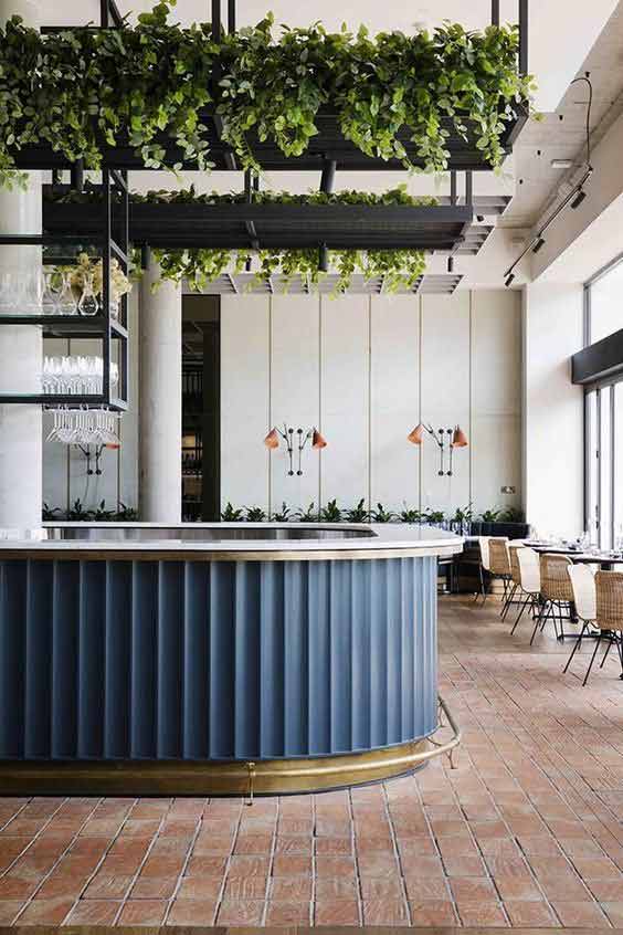 Buy Curved Bar Counter in Scratch and StainResistant Stone Top with