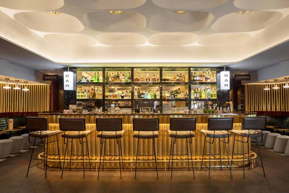 Buy Glass Top Bar Counter with Metal Facia with Recessed Lights and Buy Glass Top Bar Counter with Metal Facia with Recessed Lights and