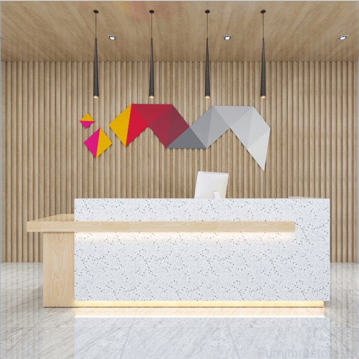 Adalwin Reception Table Dubai Modern Office Furniture Office