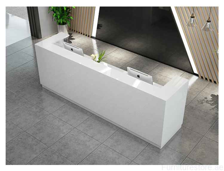 Ailwyn Reception Table Contemporary Office Furniture Dubai Office