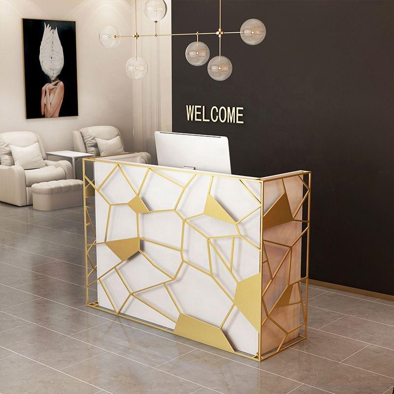 Adelina Reception Table Dubai Modern Office Furniture Office