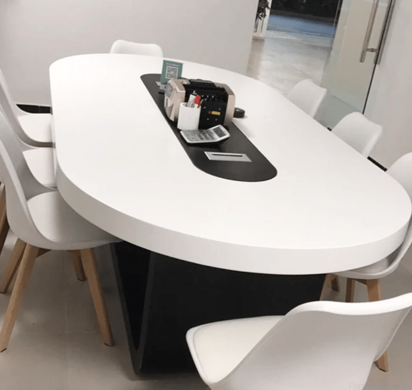 Adelina Round Meeting Table Best Looking Office Furniture Dubai