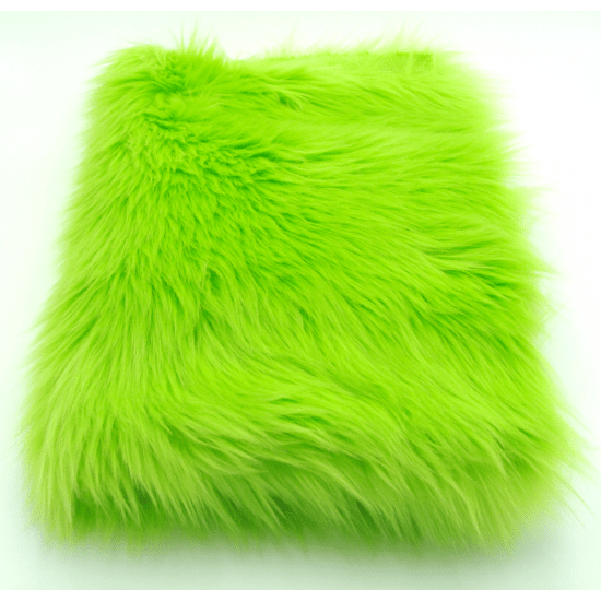 Lime Green Luxury Shag Faux Fur