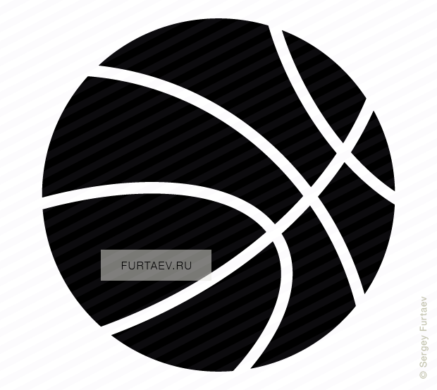 Basketball vector icon