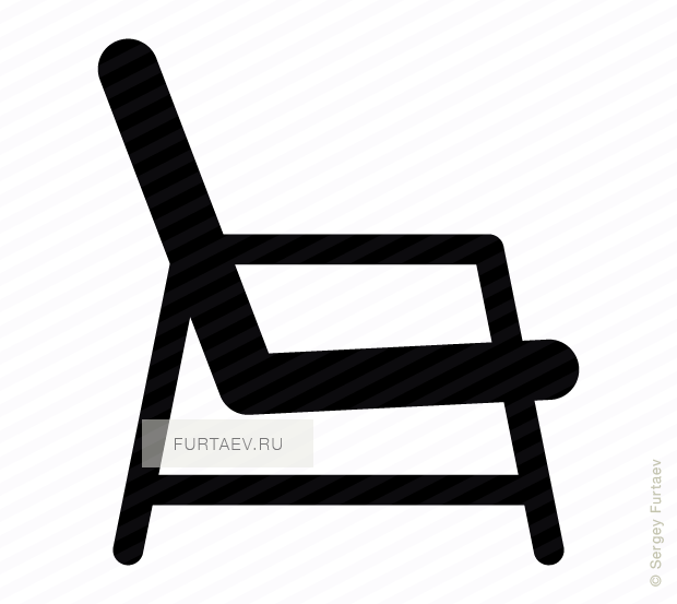 Chair vector icon