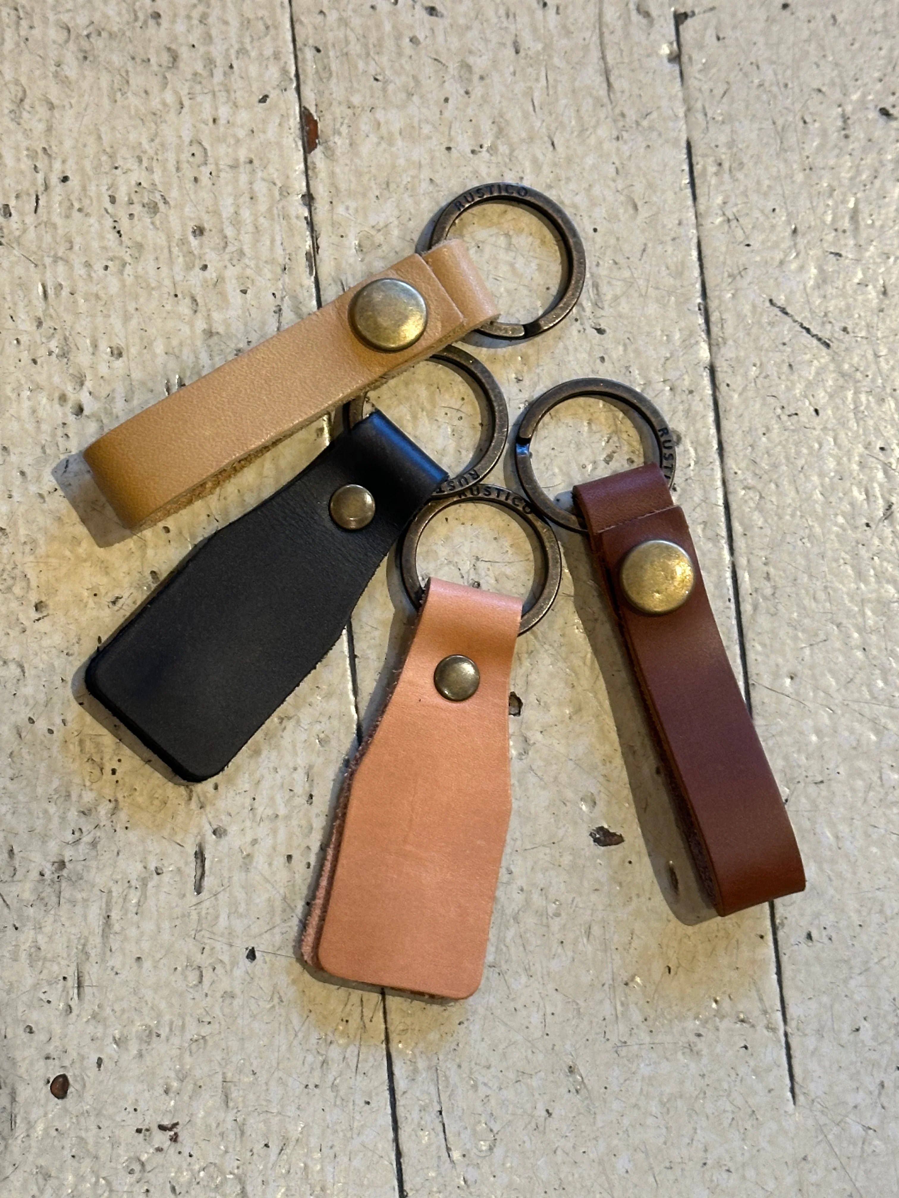 Rustico Leather Keychain Fur Traders