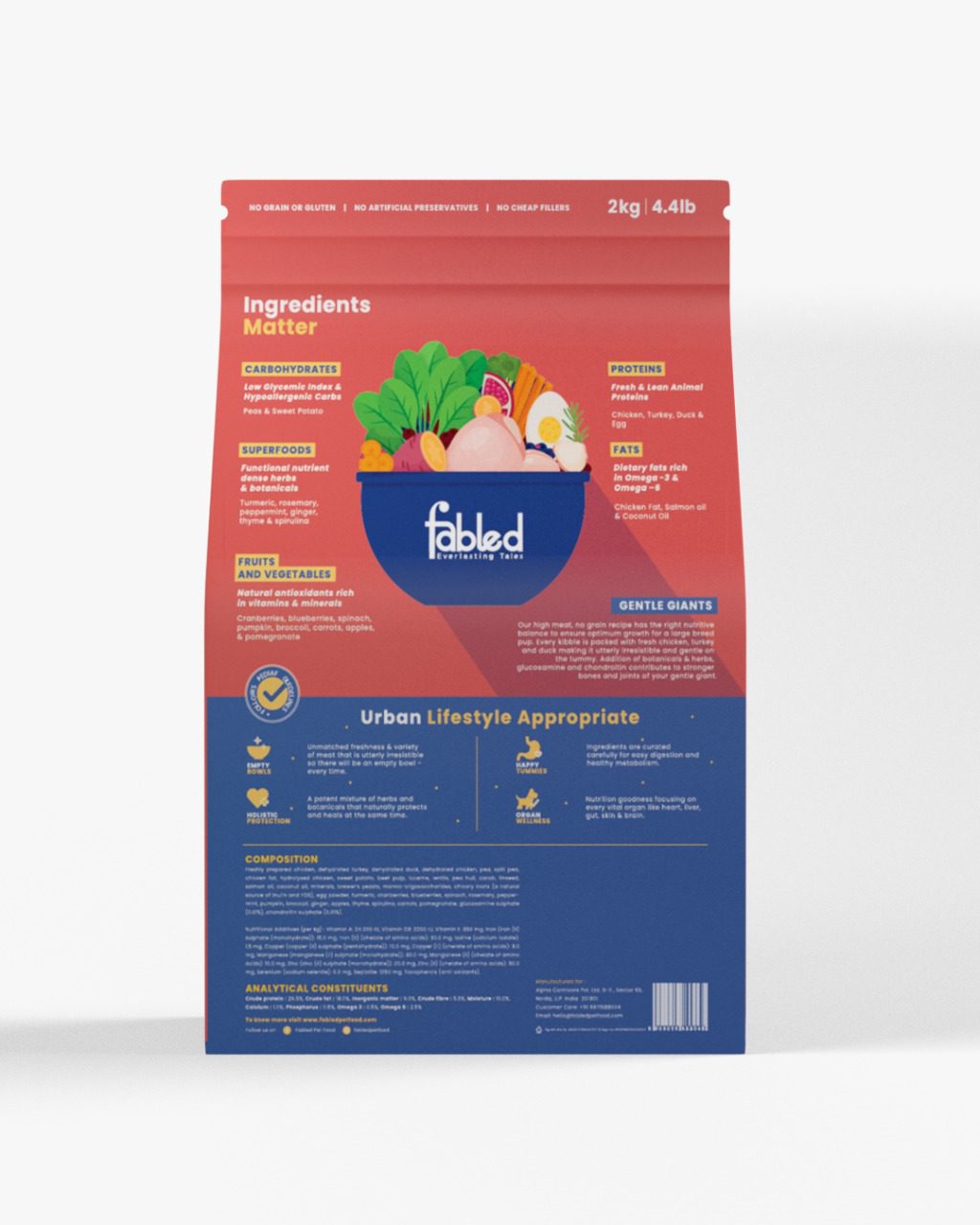 Fabled Gentle Giants Dry Food for Dogs FurVilla Pet Store