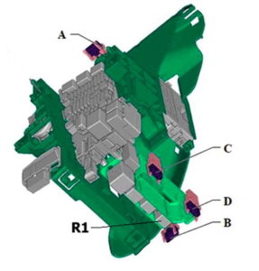 Fuse box diagram Volkswagen Tiguan 2G relay with assignment and locations