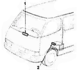 Fuse box diagram Toyota Hiace 4G and relay with assignment and location