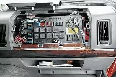 Fuse box diagram Howo and relay with designation and location