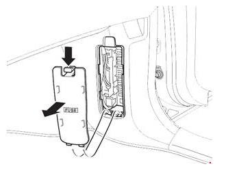 Fuse box diagram Honda Odyssey 5G and relay with assignment and location