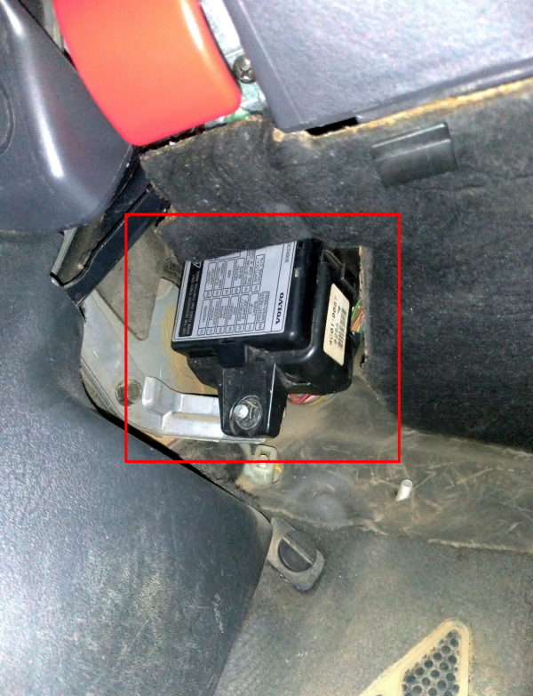 Fuse box diagram Volvo S40 V40 (1995 – 2004) and relay with assignment