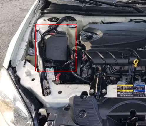 Fuse box diagram Chevrolet Impala 9G and relay with assignment and location
