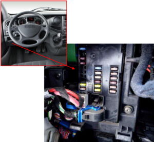 Fuse box diagram Iveco Daily 2011 - 2021 relay with assignment and location