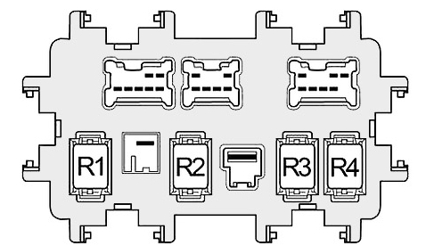 Fuse box diagram Nissan Altima L34 2019 - 2024 assignment and location