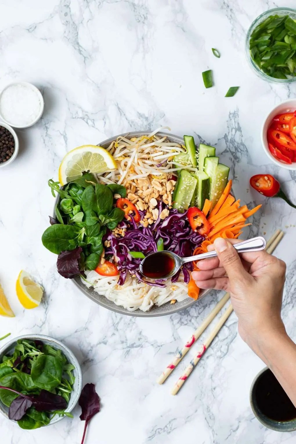 Asian Salad Recipe Glorious Ginger Asian Salad Fused by Fiona Uyema