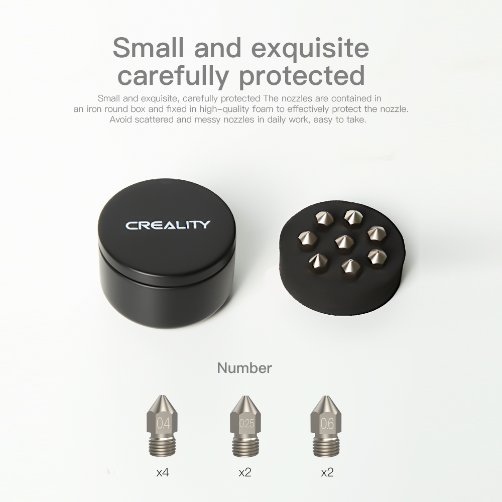 Creality Copper Alloy Nozzles FuseLab 3D Printers & CNCs