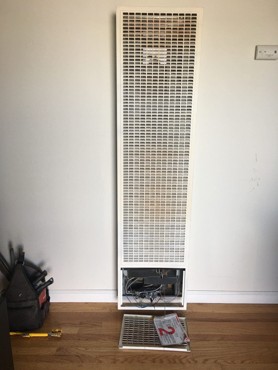 Wall Heater, Thermostat Before And After in [City2],