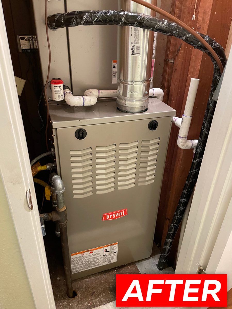 New HVAC 821TA48090V17 installation in [City], Fuse